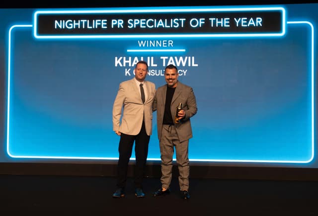 Caterer After Dark, Nightlife PR Of The Year 2024, Khalil Tawil, K Consultancy